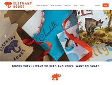 Tablet Screenshot of elephant-books.com